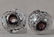 Japanese glass OJIME tombodama FLOWERS & BUBBLES - 3