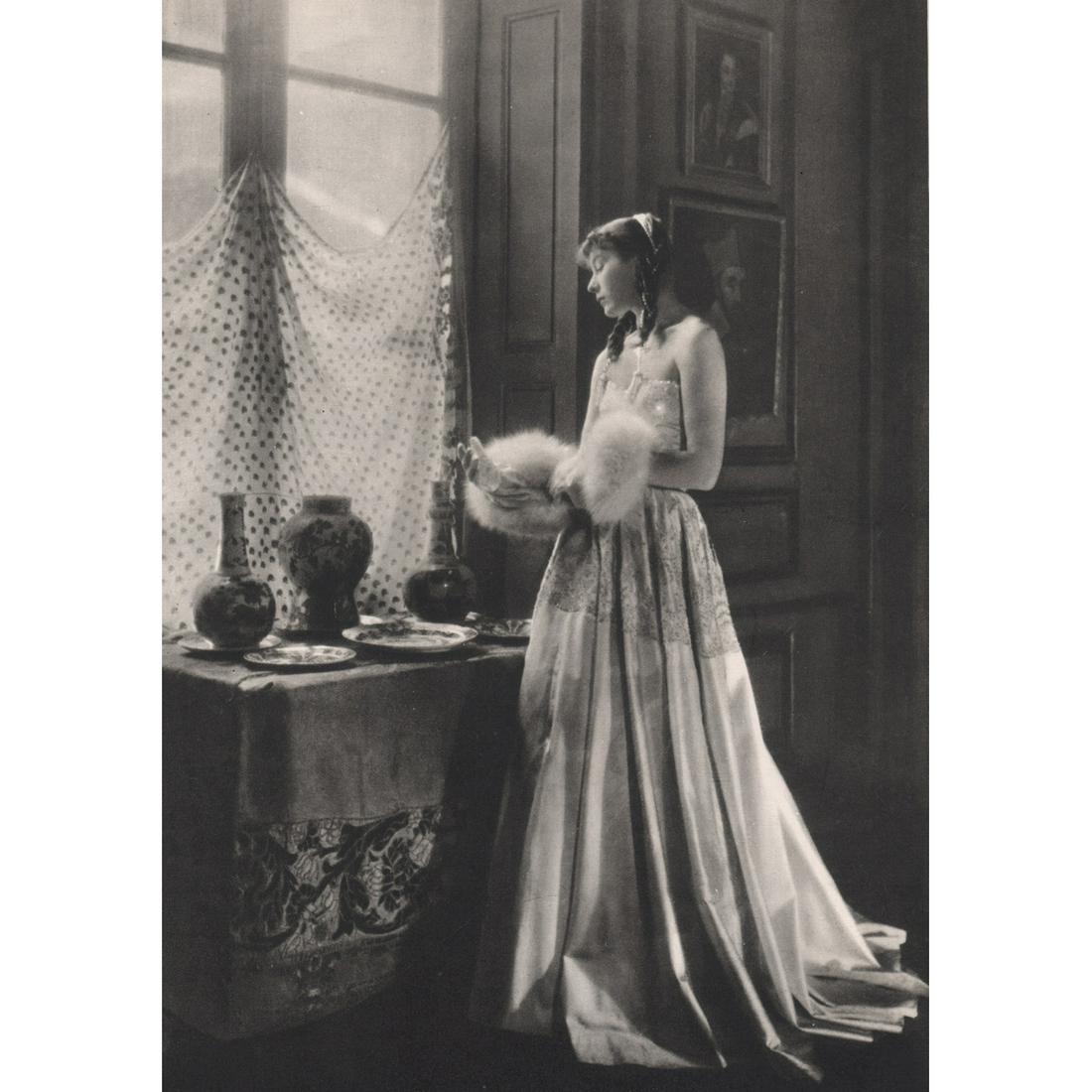 LAURE ALBIN-GUILLOT - Etude pour Jacques Fath: Artist: LAURE ALBIN-GUILLOT Print Title: Etude pour Jacques Fath Jacques Fath (1912-1954) was a French fashion designer. He was considered one of the three dominant influences on postwar haute couture