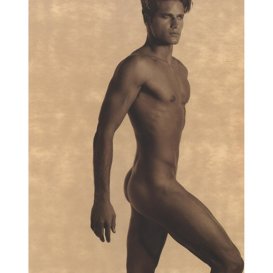 KARL LAGERFELD - David Miller: Artist: KARL LAGERFELD Print Title: David Miller Limited Edition Folio 346/5000 Medium: Satin Finish Umber Photo-Lithograph Printing Date: 1997 Printed in USA Image Size approx: 13.5 x 10.5 inches Kar