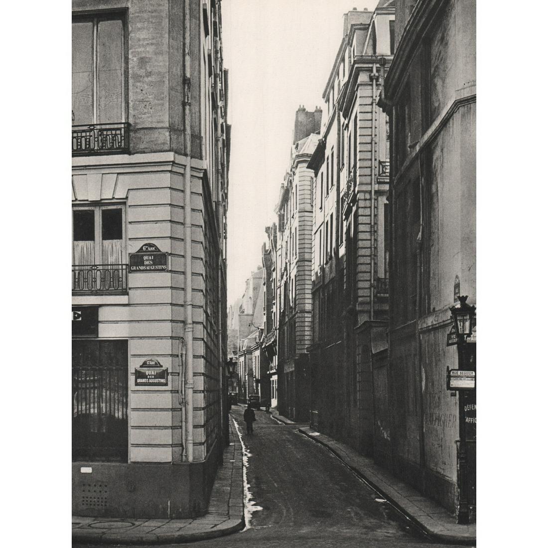 MAN RAY - Rue des Grands-Augustins, Paris: Artist: MAN RAY Print Title: Rue des Grands-Augustins, Paris Medium: Sheet-fed Gravure Printing Date: 1930's Printed in France Image size approx.11.5 x 8.75 inches Man Ray, original name Emmanuel Radn