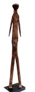 Moba Iron Figure: Title: Moba Iron FigureDate/Period: XXth centuryMaterials: IronDimension: 10"Description: Iron tchitcheri figure from the Moba of Northern Togo. For a similar one, see Sotheby's May 25, 1999 lot 6.