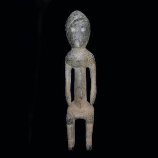 Losso Figure: Title: Losso FigureDate/Period: XXth centuryMaterials: WoodDimension: 19" 2/8Description: Losso figure of Northern Togo. No base. Provenance : Volker Schneider, Stuttgart. Belgian collection.