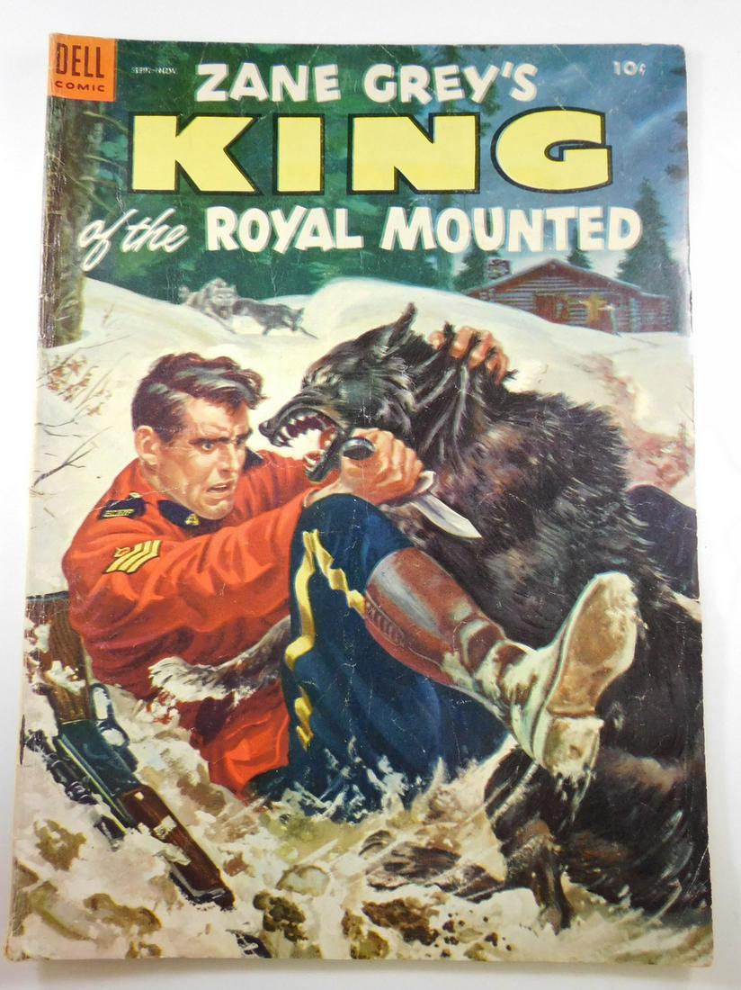 Zane Grey's King of the Royal Mounted #13: No Reserve! Zane Grey's King of the Royal Mounted #13 VG- Shipping: Individual Comics: Flat-rate of $9.99 (1-8 comics) or $19.99 (9+ comics) to anywhere within the contiguous U.S. International: Forei