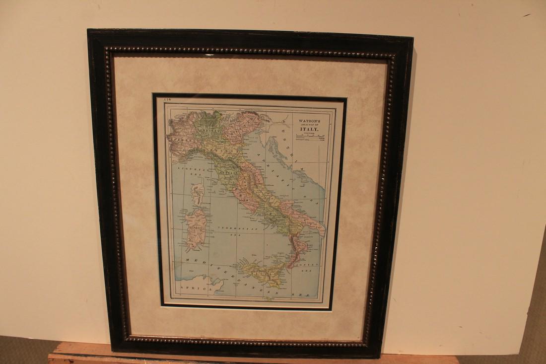 1886 Map of Italy (1 of 3)