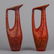Pair of Vintage Zsolnay Red Eosin Large Crackle Ceramic - 3