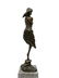 Bronze abstract lady art sculpture - 11