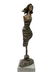 Bronze abstract lady art sculpture - 7