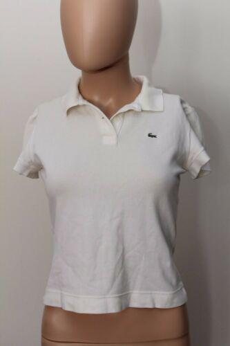 LACOSTE MADE IN FRANCE SHIRT POLO COTTON BLEND SIZE: NH5 LACOSTE SIZE 38 MADE IN FRANCE 96% COTTON 4% ELASTANE some discoloration under armpit some yellows spots SOME DISCOLORATION UNDER ARMPIT YELLOWISH COLOR PLEASE, CHECK OUR OTHER VINTAGE DESIGNER'S