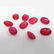 7.23 Ctw Natural 9 Red Ruby Oval Necklace Set - 3