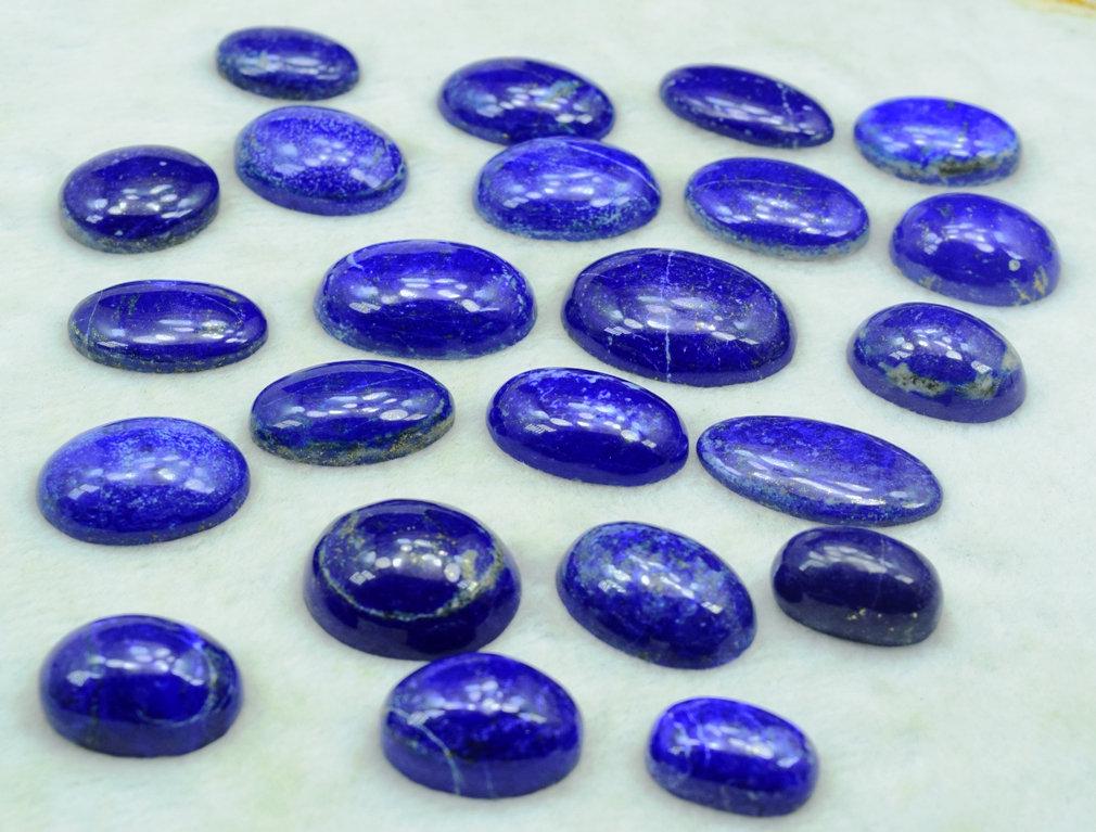 140 Gram Untreated Royal Blue Color Lapis Lazuli (1 of 4)