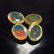 5.08 Ct Natural Multi-Color Fire Opal Oval Cab Set - 2