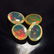 5.08 Ct Natural Multi-Color Fire Opal Oval Cab Set - 3