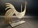 Folk Art Wood & Metal Rooster Weathervane - 9