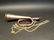 6" Miniature Military Civil War Calvary Brass Bugle - 11