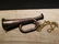 6" Miniature Military Civil War Calvary Brass Bugle - 12