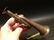 6" Miniature Military Civil War Calvary Brass Bugle - 9