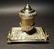 Brass Pen Holder Inkwell Desk Stand - 2