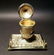 Brass Pen Holder Inkwell Desk Stand - 3