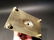 Brass Pen Holder Inkwell Desk Stand - 7