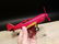 Cast Iron Red & Yellow Airplane Toy - 7