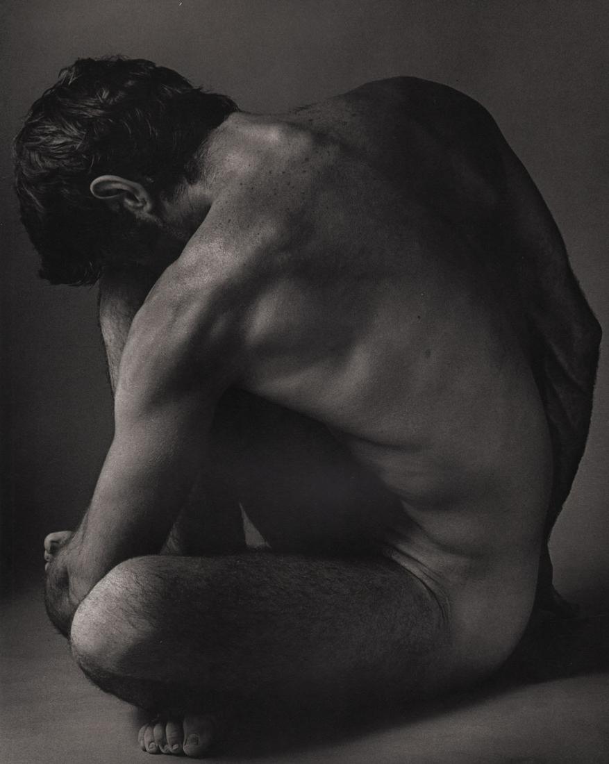 KEN HAAK - Male Nude ,1972: Artist: KEN HAAK Print Title: Male Nude 1972 Medium: Tri-tone Photo-lithographs (Limited edition of 5000) Printed in the 1980’s, in the US Image size (inches) approx.12 x 9.5” Ken Haak(1923 - 1991