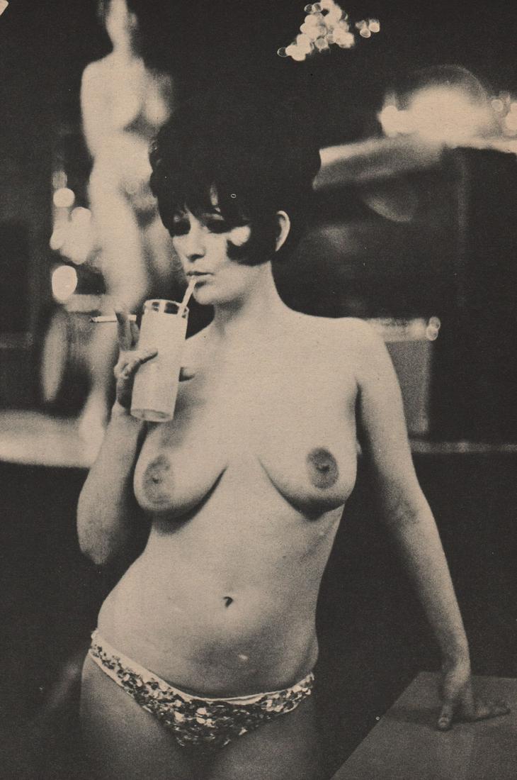 ALWYN SCOTT TURNER - Stripper on Break: Artist: ALWYN SCOTT TURNER Print Title:Stripper on Break Medium: Photoengraving Printed 1970’s in the USA Image size (inches) approx. 9 x 6" Reserve: $25.00 Shipping: Domestic: Flat-rate of $15.00 t