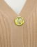 Marelli Camel colour ribbed knit cardigan - 4