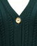 Celine Green cable knit cardigan - 3