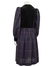 Yves Saint Laurent Purple tartan and black velvet - 2