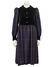 Yves Saint Laurent Purple tartan and black velvet - 3