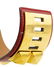 Hermes Red leather collier de chien bracelet cuff - 3