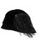 Saks Fifth Avenue Black cloche hat with feather - 2