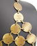 Celine Bronzed metal coin necklace and bracelet set - 2