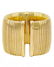 Anon Goldtone tubogas cuff - 3