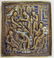 EARLY 1800s ANTIQUE RUSSIAN BRONZE ENAMEL ICON OF