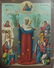 Antique 19c Russian icon of Mother of God of All who