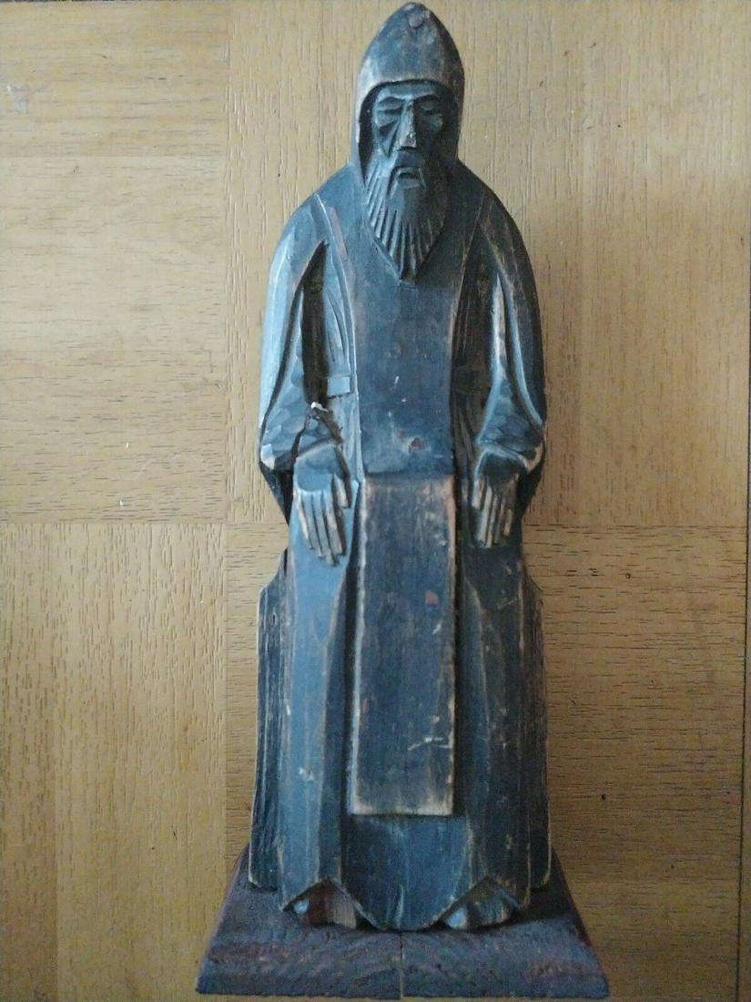 St.neel: STUNNING RUSSIAN ANTIQUE 19c ORTHODOX ICON OF THE ST.NEEL HAND CARVED. SIZE ;H : 9 1/4 INCHES(23 ,3 cm). Reserve: $360.00 Shipping: Domestic: Flat-rate of $35.00 to anywhere within the contiguous U.S.