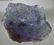 TRANSPARENT PURPLE FLUORITE CRYSTAL