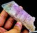 Bi Color Kunzite Spodumene Natural Crystal - V Shape - 6