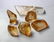 Natural & unheated~Orange Brown Topaz Rough Lot - 5