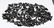 Black Tourmaline Crystal , Schrol Natural Black - 2