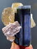 205 Gram Blue Cap Tourmaline with Pink Lepidolite &