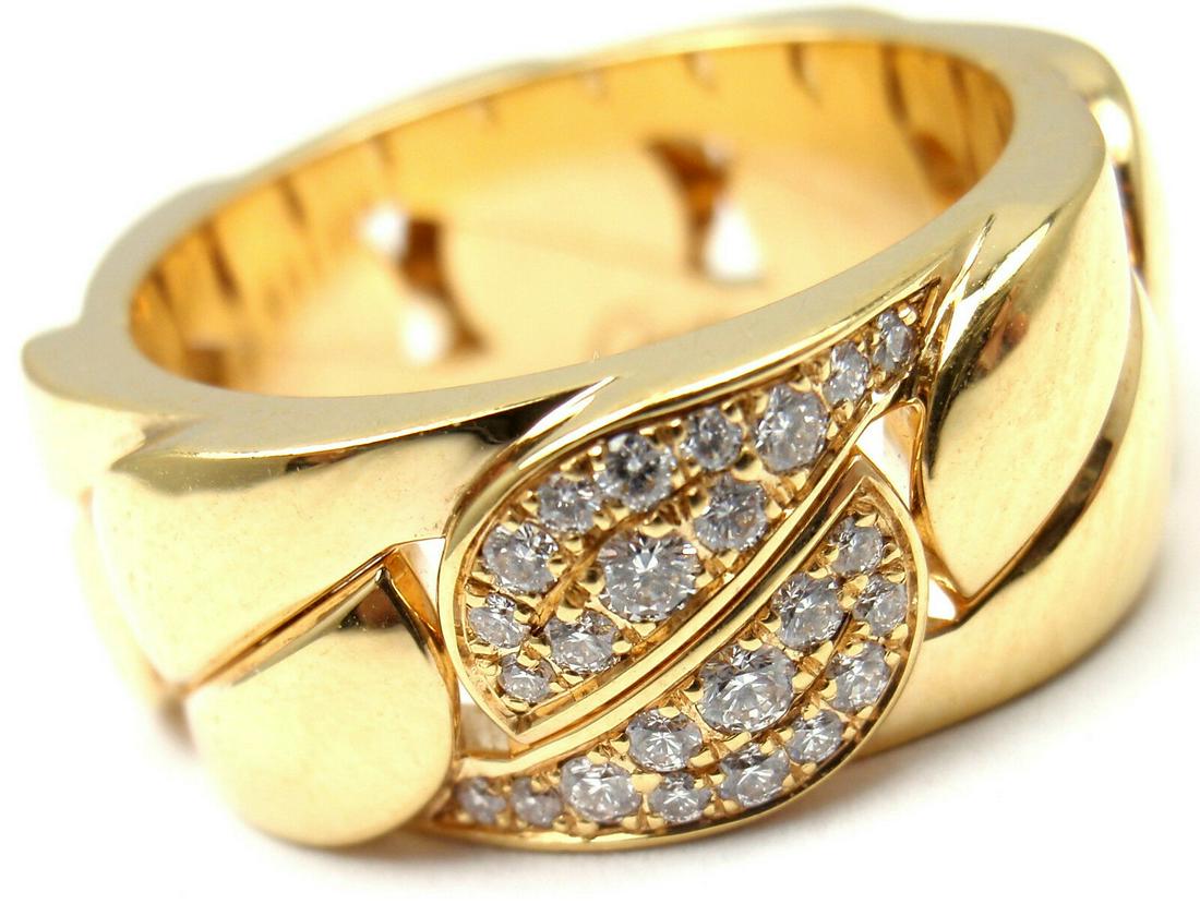 Cartier 18k Yellow Gold La Dona Diamond Band Ring: Cartier 18k Yellow Gold La Dona Diamond Band Ring. You are bidding on an Cartier 18k Yellow Gold La Dona Diamond Band Ring. This ring comes with original Cartier box and a Cartier certificate. More Ab