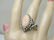 Sterling Carolyn Pollack Carved Flower Ring, Pink - 9