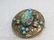 Victorian Czech Floral Glass Brooch, Rolled & Scrolled, - 3
