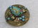 Victorian Czech Floral Glass Brooch, Rolled & Scrolled, - 4
