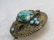 Victorian Czech Floral Glass Brooch, Rolled & Scrolled, - 6