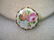 Victorian Hand Painted Porcelain Round Brooch, Double - 3