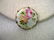 Victorian Hand Painted Porcelain Round Brooch, Double - 4