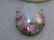 Victorian Painted Roses Porcelain Floral Brooch, 1.75" - 6